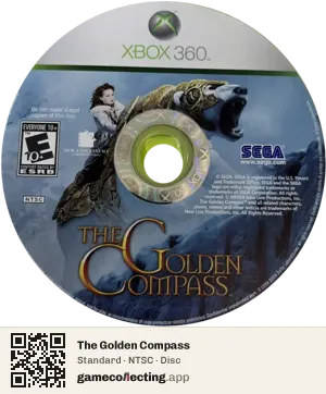 The Golden Compass Xbox 360, NTSC disc