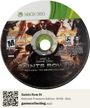 Saints Row IV Xbox 360, NTSC disc