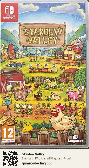 Stardew Valley Nintendo Switch, United Kingdom box front
