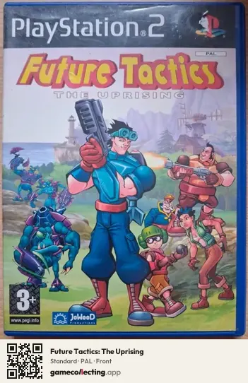 Future Tactics: The Uprising PlayStation 2, PAL box front