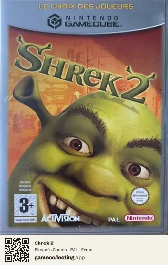Shrek 2 Nintendo GameCube, PAL box front