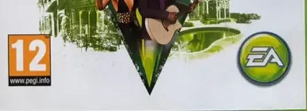 The Sims 3, the PEGI square on its front