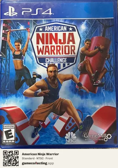 American Ninja Warrior PlayStation 4, NTSC box front