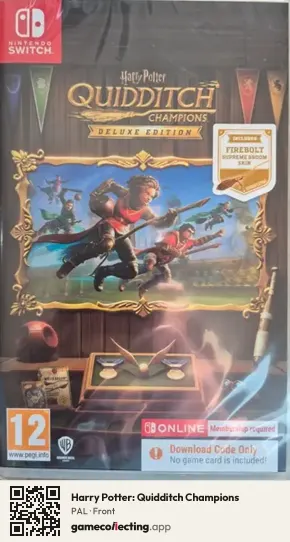 Harry Potter: Quidditch Champions Nintendo Switch, PAL box front