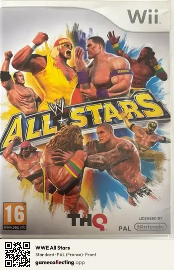 WWE All Stars Nintendo Wii, France box front