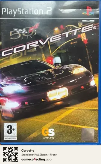 Corvette PlayStation 2, Spain box front