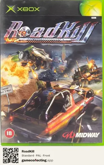 RoadKill Xbox, PAL box front