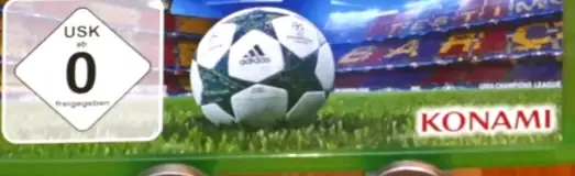 Pro Evolution Soccer 2017, the USK square on its front