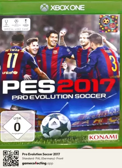 Pro Evolution Soccer 2017 Xbox One, Germany box front