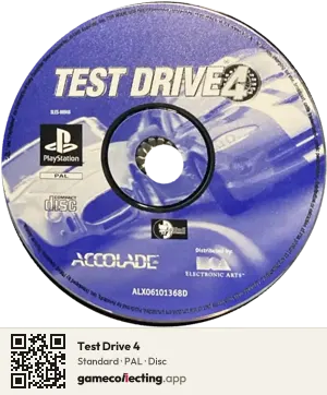 Test Drive 4 PlayStation, PAL disc