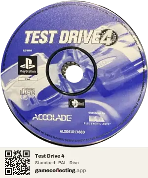 Test Drive 4 PlayStation, PAL disc