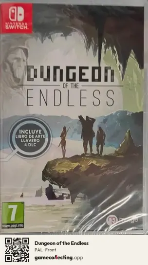 Dungeon of the Endless Nintendo Switch, PAL box front