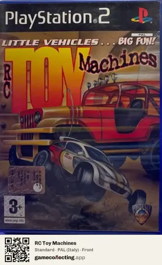 RC Toy Machines PlayStation 2, Italy box front