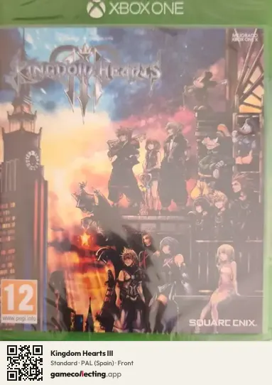 Kingdom Hearts III Xbox One, Spain box front