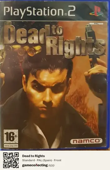 Dead to Rights PlayStation 2, Spain box front