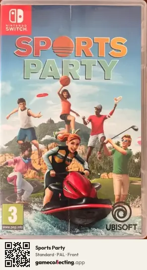 Sports Party Nintendo Switch, PAL box front
