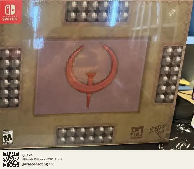 Quake Nintendo Switch, NTSC box front