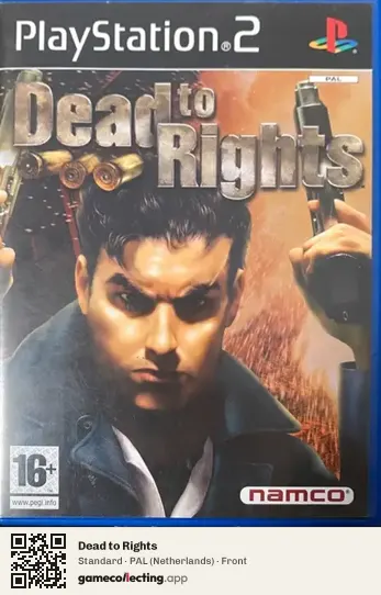 Dead to Rights PlayStation 2, Netherlands box front
