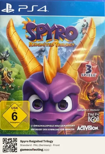 Spyro Reignited Trilogy PlayStation 4, Germany box front