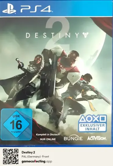 Destiny 2 PlayStation 4, Germany box front