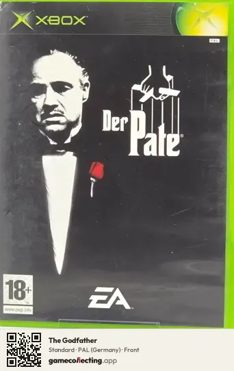 The Godfather Xbox, Germany box front