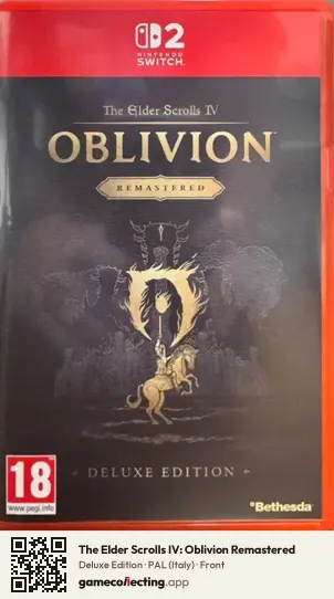 The Elder Scrolls IV: Oblivion Remastered Nintendo Switch 2, Italy box front