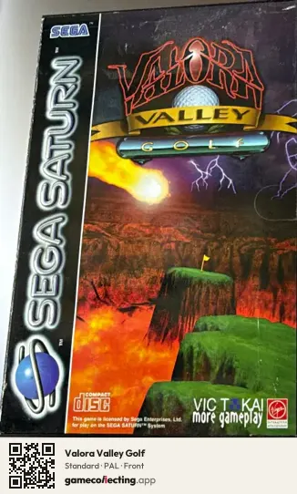 Valora Valley Golf Sega Saturn, PAL box front
