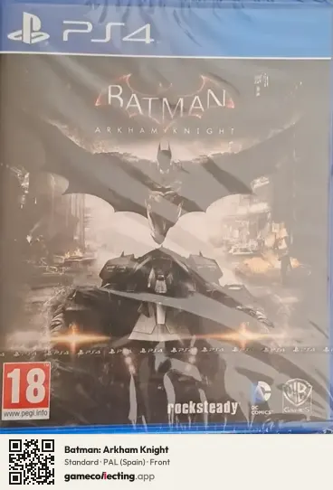 Batman: Arkham Knight PlayStation 4, Spain box front