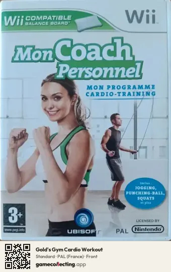 Gold's Gym Cardio Workout Nintendo Wii, France box front