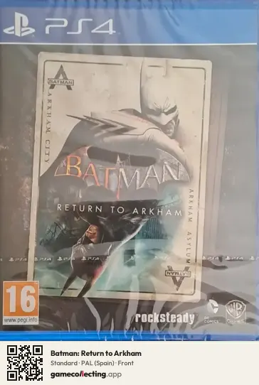 Batman: Return to Arkham PlayStation 4, Spain box front