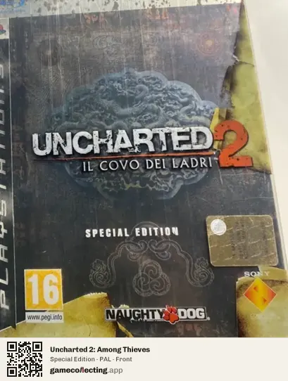 Uncharted 2: Among Thieves PlayStation 3, PAL box front