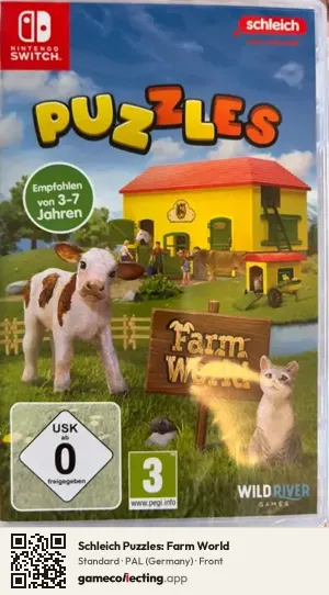 Schleich Puzzles: Farm World Nintendo Switch, Germany box front