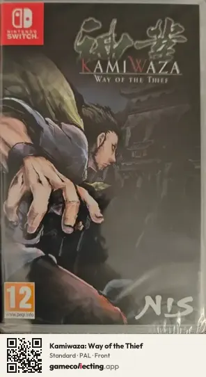 Kamiwaza: Way of the Thief Nintendo Switch, PAL box front