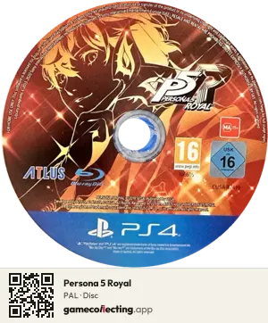 Persona 5 Royal PlayStation 4, PAL disc