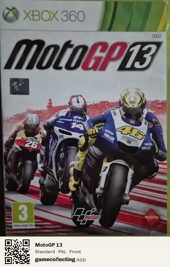 MotoGP 13 Xbox 360, PAL box front