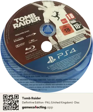 Tomb Raider PlayStation 4, PAL disc