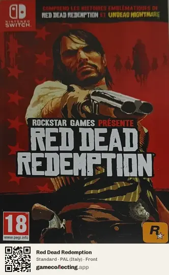 Red Dead Redemption Nintendo Switch, Italy box front