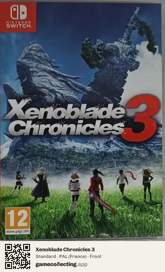 Xenoblade Chronicles 3 Nintendo Switch, France box front