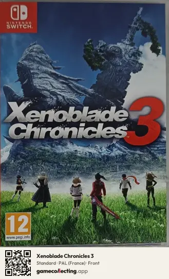 Xenoblade Chronicles 3 Nintendo Switch, France box front
