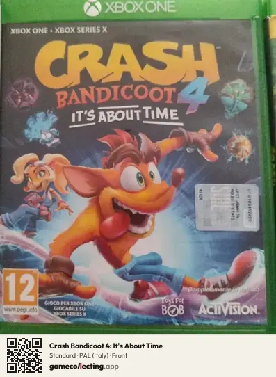 Crash Bandicoot 4: It's About Time Xbox One, Italy box front