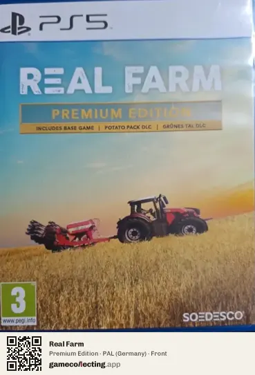 Real Farm PlayStation 5, Germany box front