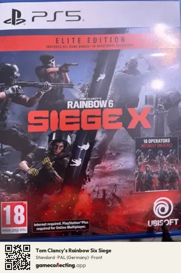 Tom Clancy's Rainbow Six Siege PlayStation 5, Germany box front