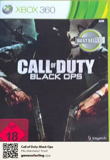 Call of Duty: Black Ops Xbox 360, Germany box front