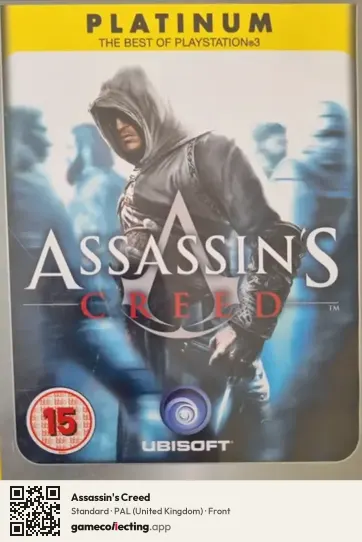 Assassin's Creed PlayStation 3, United Kingdom box front