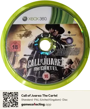 Call of Juarez: The Cartel Xbox 360, PAL disc