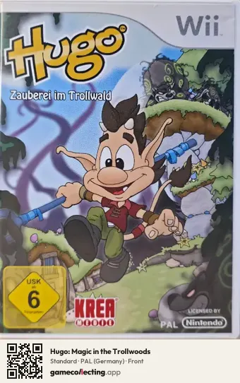 Hugo: Magic in the Trollwoods Nintendo Wii, Germany box front
