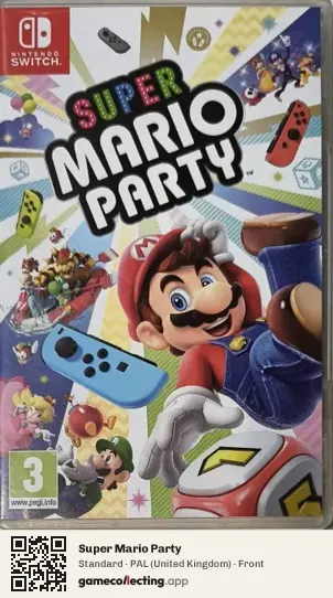 Super Mario Party Nintendo Switch, United Kingdom box front