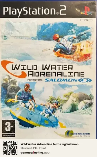Wild Water Adrenaline featuring Salomon PlayStation 2, PAL box front