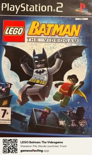 LEGO Batman: The Videogame PlayStation 2, Nordic countries box front