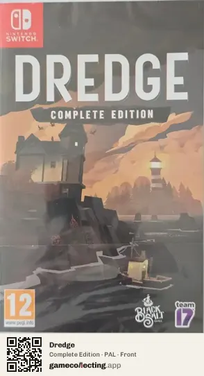 Dredge Nintendo Switch, PAL box front